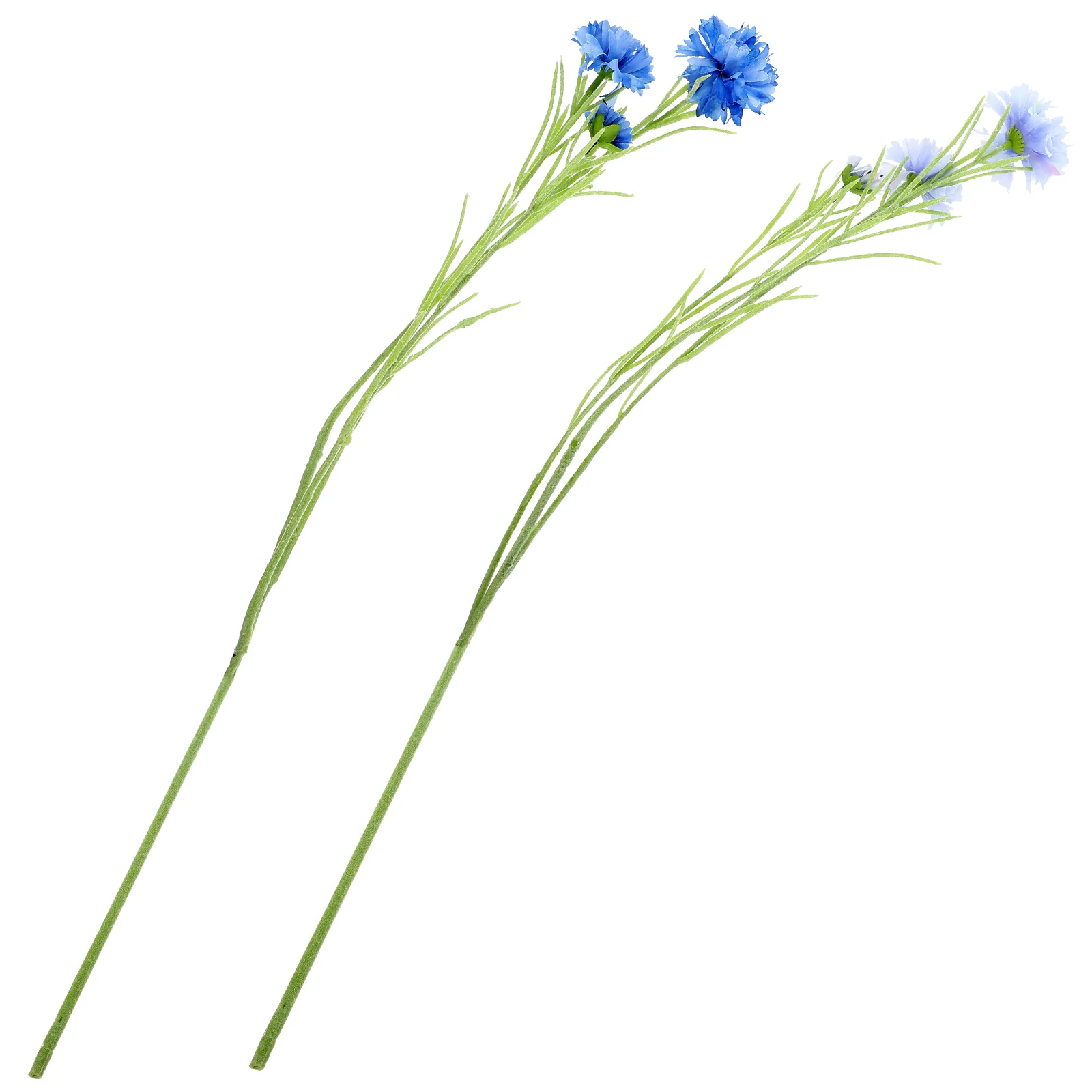 

2 Pcs Simulation Car Cornflower Wedding Fake Artificial Flowers Bouquets Decorations Home Party Picks Props