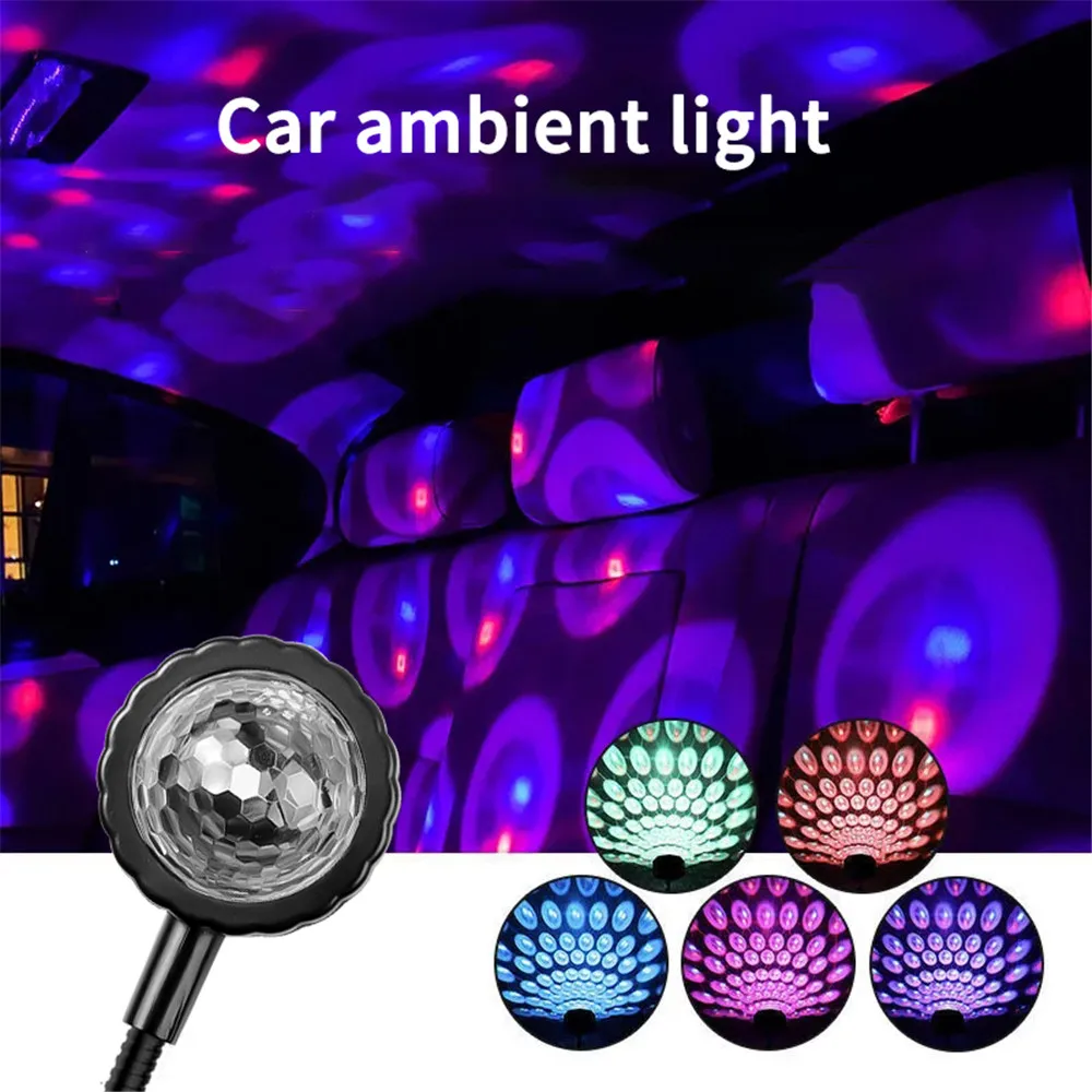 

The New Car Roof Star Light Interior LED Starry Atmosphere Ambient Projector USB Auto Decoration Night Home Decor Galaxy Lights