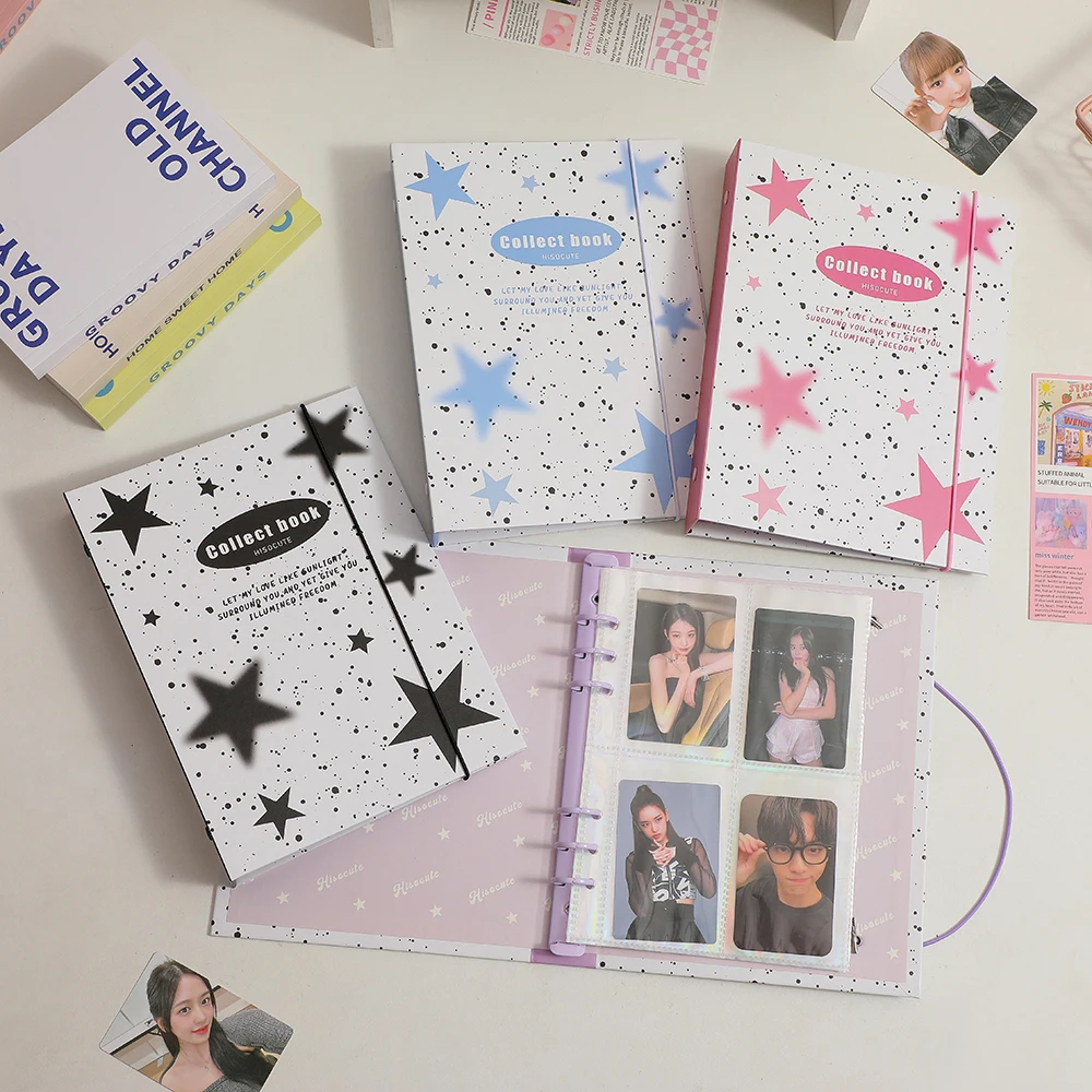 

Album Photocard Binder Book Sleeves Storage Korea Kpop School Photo Cover Notebook Collect Star Postcards Book Stationery