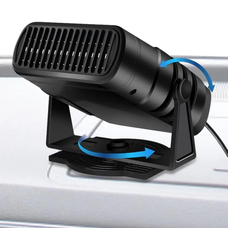 

Car Heater 12V 2 In 1 Auto Electronic Heater Fast Heating Cooling Portable Heater Defogger Windscreen Fan Car Space Windshield