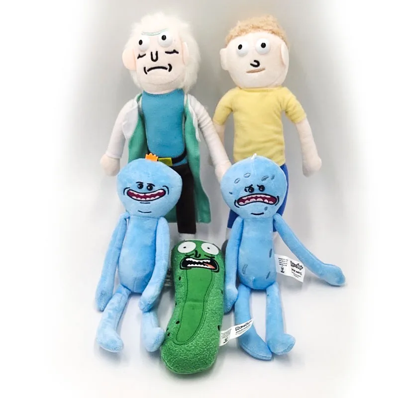 Morty-muñeco de juguete Rick, muñeco de peluche suave, colgante de personaje de Anime, llavero, regalos, estatuilla de Anime
