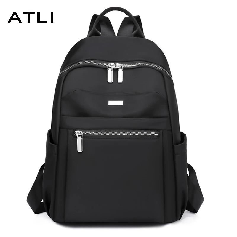 

2022 New Casual Waterproof Soft Nylon Cloth Women Backpack Designer Light Travel Backpack Shoulder Bags for Women Tote Sac A Dos