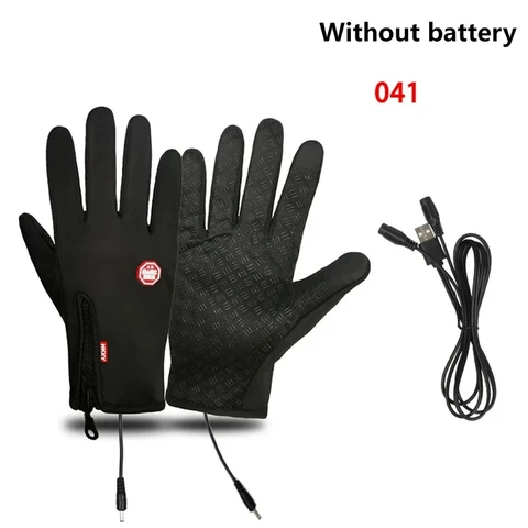 USB перчатки с электрическим подогревом, зимние виды спорта на открытом воздухе, катание на лыжах, теплые перчатки, водонепроницаемые противоскользящие мотоциклетные велосипедные перчатки с сенсорным экраном