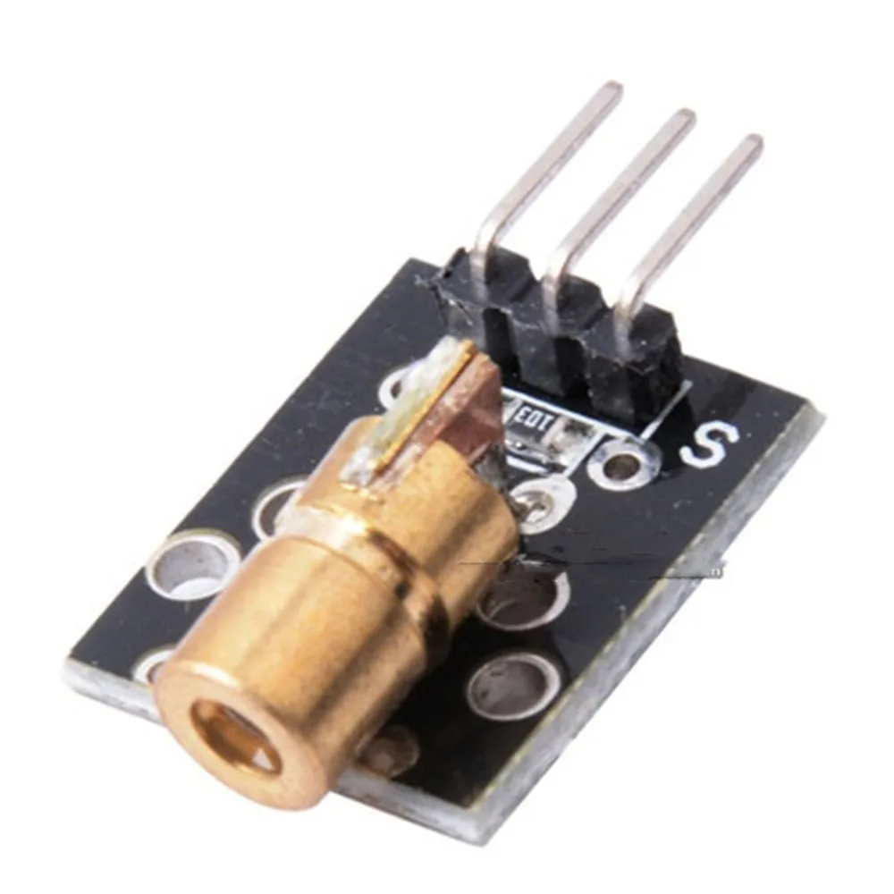 

Фонарь лазерного датчика, 650 нм, 6 мм, 5 В, 5 мВт, красный лазерный точечный диод, Медная головка для Arduino