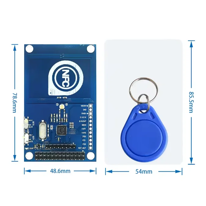 Фото 1 шт. Модуль считывателя RFID-карт PN532 NFC Precise IC Card Reader Module Shield V3 13.56 МГц SPI IIC I2C UART 3.3В NFC-плата для Arduino R3 Raspberry PI №1