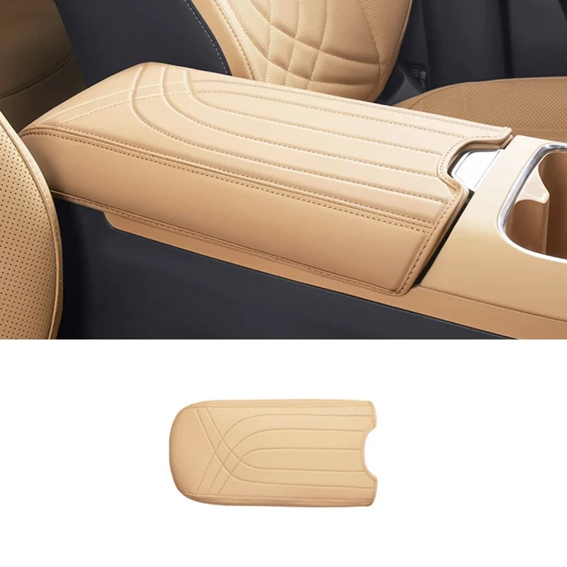 

Для Geely Galaxy Starship 7 EM-i 2024 2025 подлокотник с центральным управлением, кожаная защитная накладка, аксессуары для интерьера