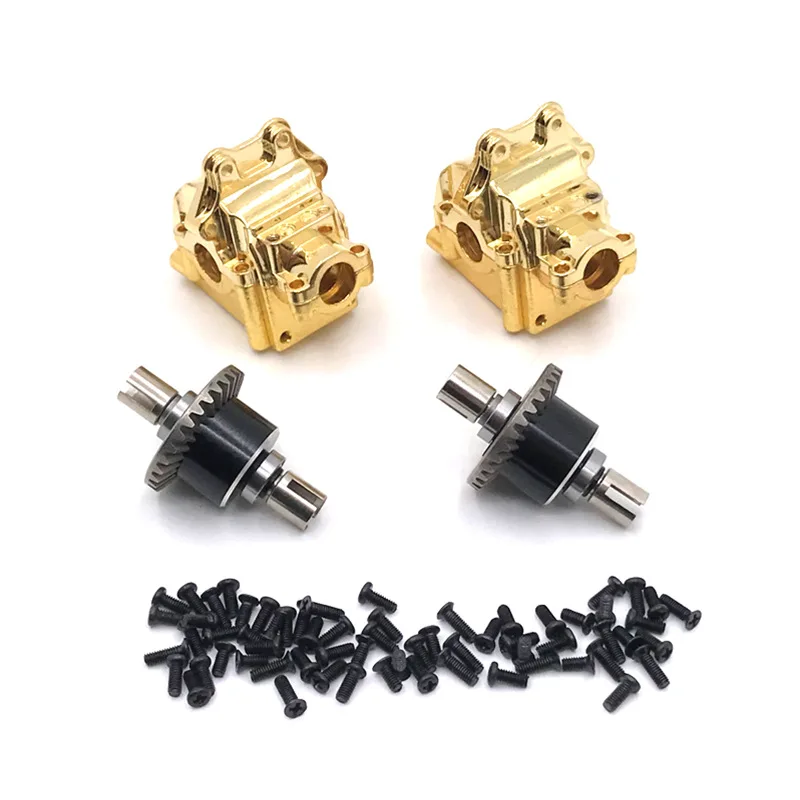 

WLtoys 144010 144001 144002 124016 124017 124018 124019 RC Car Metal Upgrade Parts ,Modified Gearbox*2pcs & Differential*2pcs
