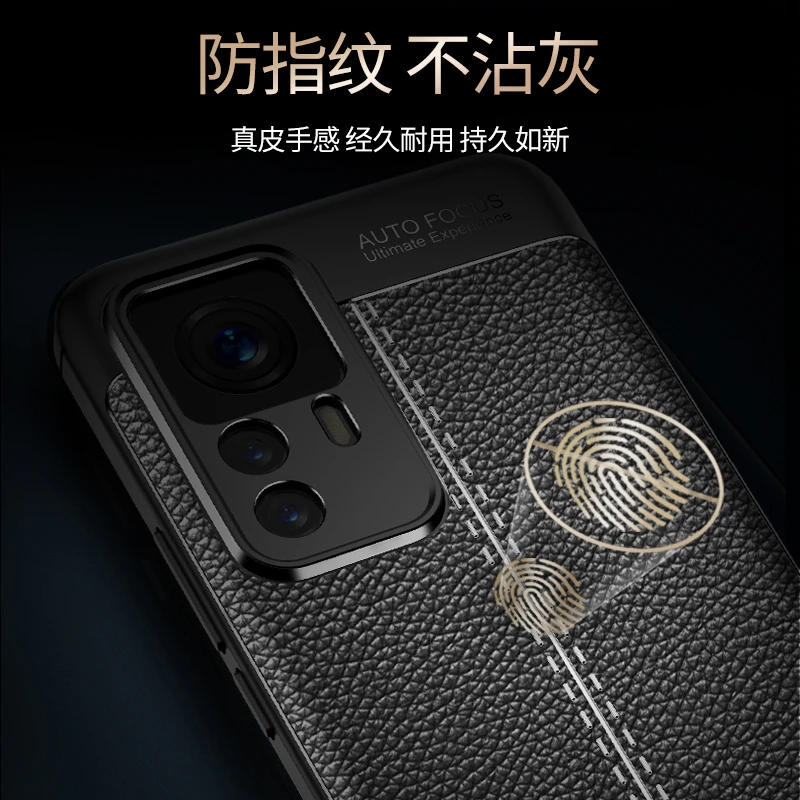 For Xiaomi Mi 12T Pro Case For Mi 12T Pro Cover Capa Shockproof Phone Bumper Back TPU Soft Leather For Fundas Mi 12T Pro Cover