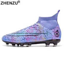 ZHENZU 33-46 Soccer Shoes Boy Football Boots Kids Men Women Soccer Cleats Sneakers  botas de futbol Football Shoes for Boys