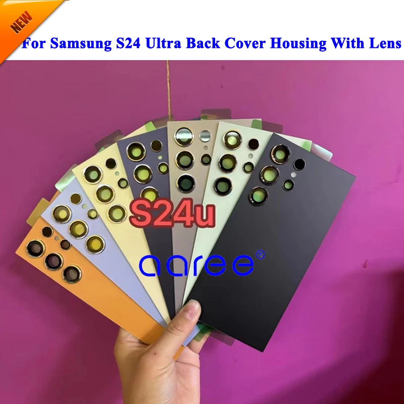 Крышка батарейного отсека для объектива камеры Samsung S24 задний корпус Plus ультра