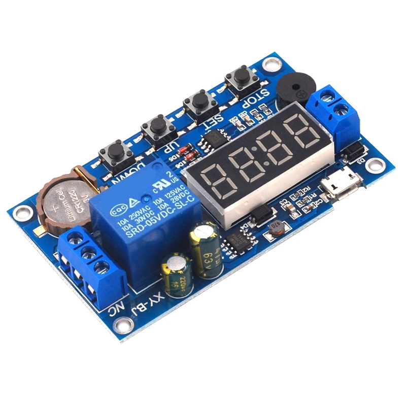 

Real Time Delay Timer Relay Module Synchronized With Clock Time Control