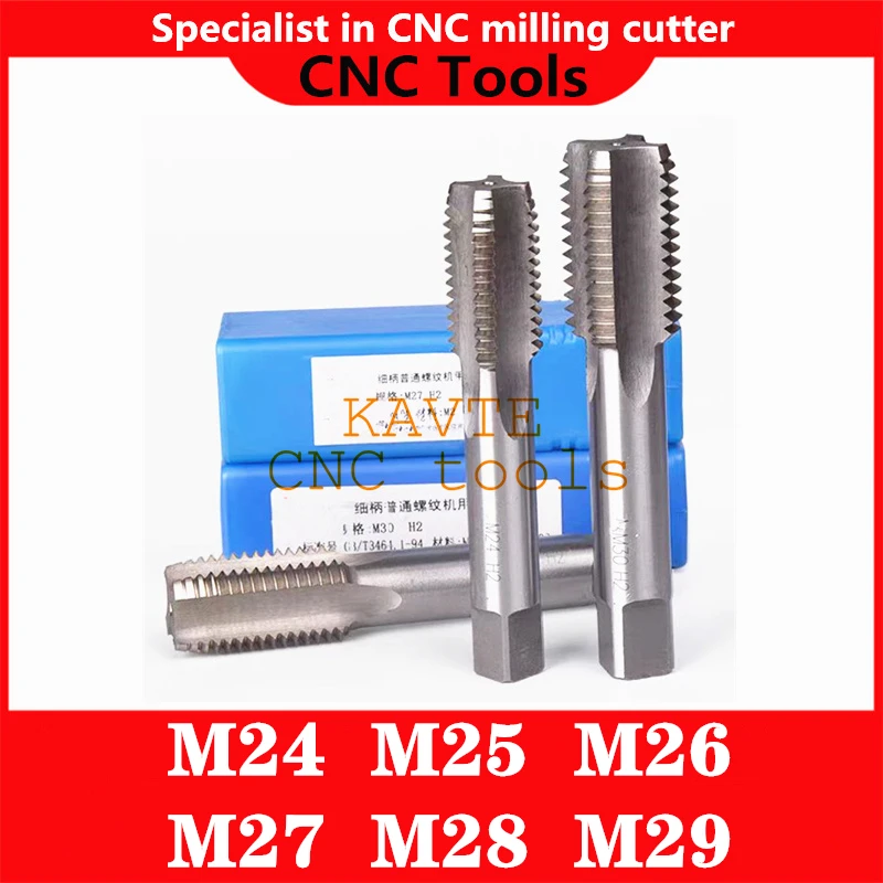 

Метчики KAVTECNC TOOLS HSS M24-M29 1.0-3.0мм