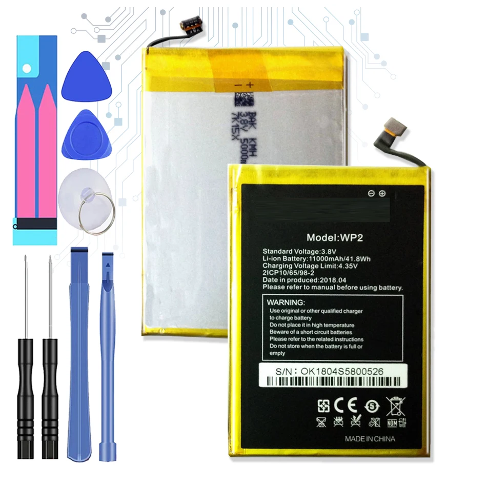 

Сменный аккумулятор для OUKITEL WP2 WP 2 на 10000 мАч