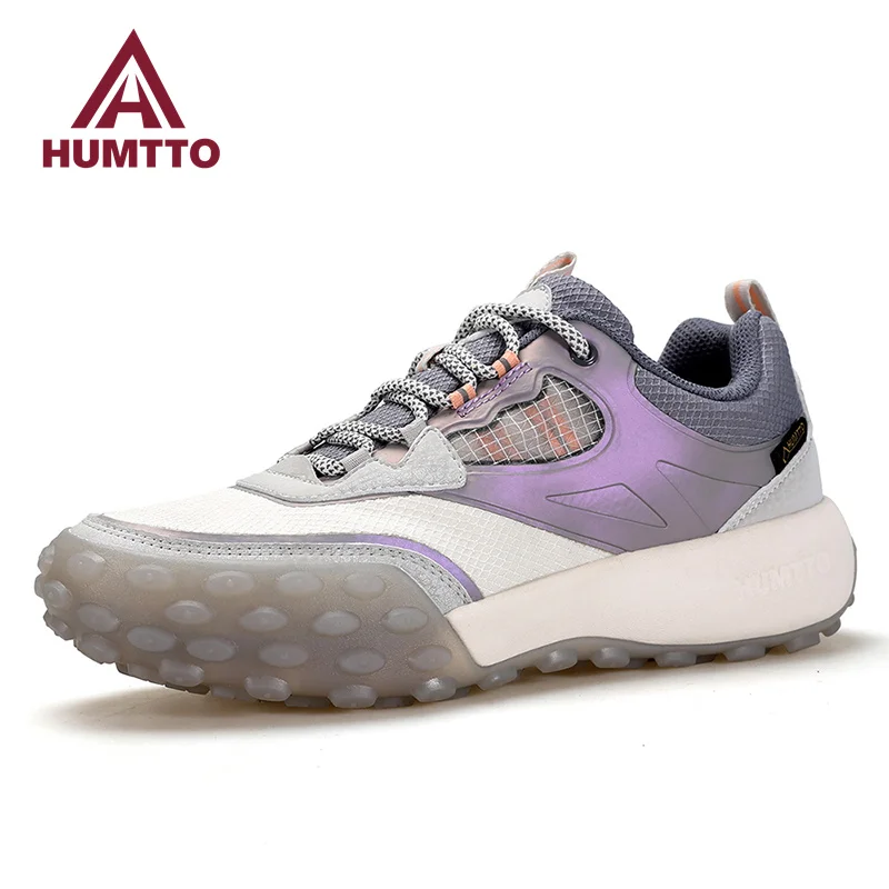 HUMTTO Breathable Trail Running Shoes Luxury Designer Sneakers for Women Sport Gym Jogging Casual Womens Shoes Tennis Trainers