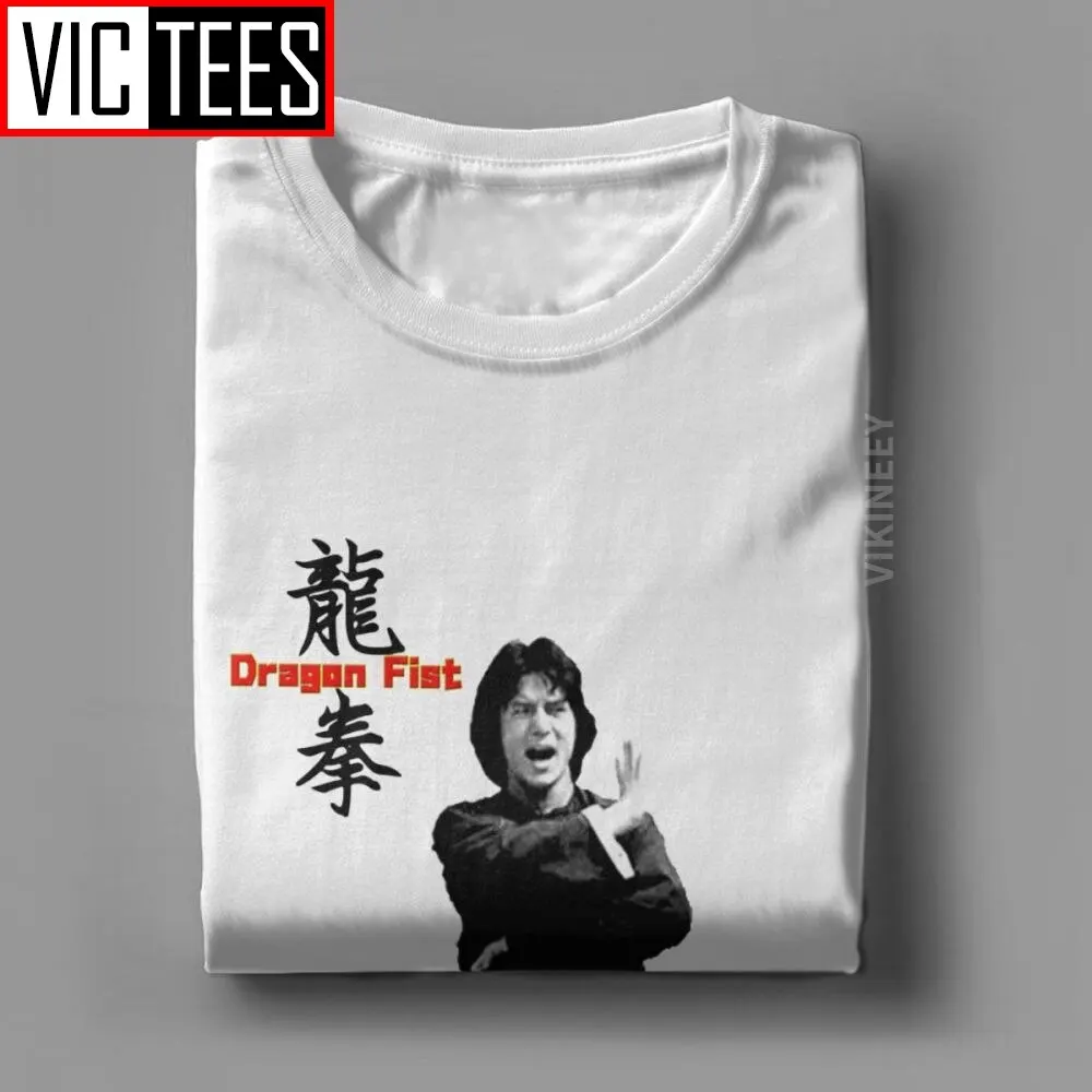 Мужская футболка с 3D-принтом дракона кулака Джеки Чана забавная Свитшот из