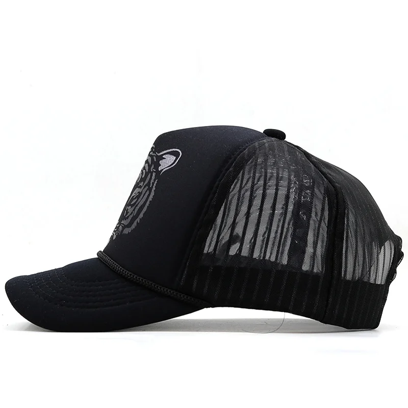 Бейсболка с 3D принтом Тигра для мужчин и женщин Кепка гольфа рыбалки Снэпбэк