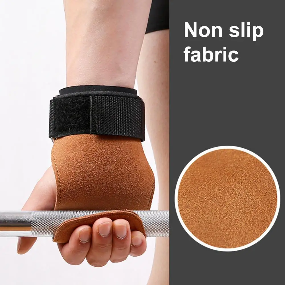 

Elastic 1 Pair High Quality Sports Weight Lifting Training Palm Grip Pad Durable Palm Guard Soft for Adult