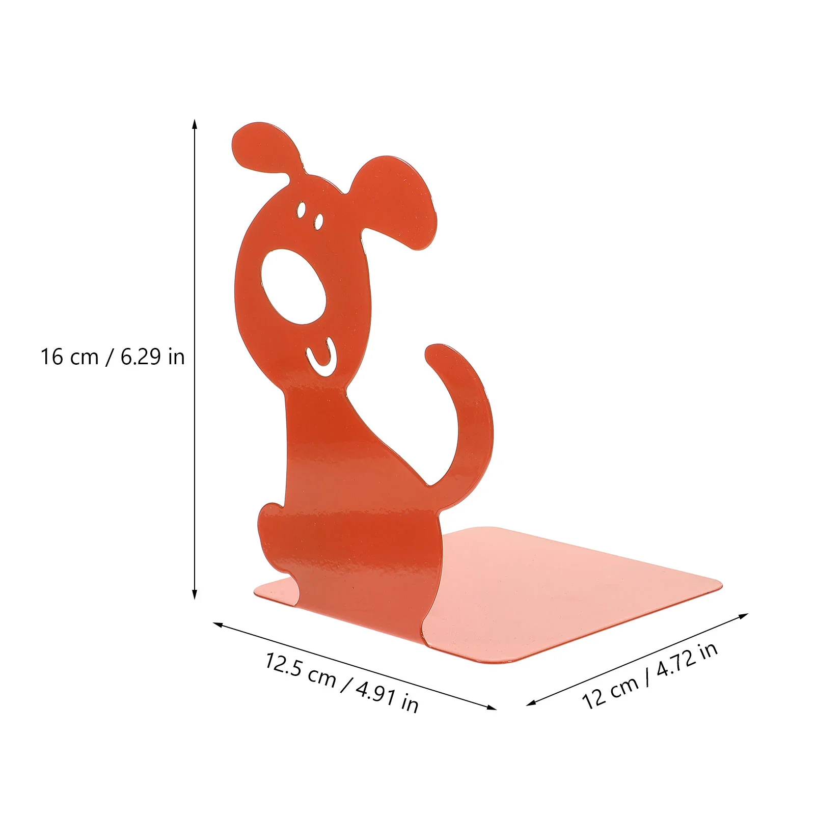 

2 Pcs Book Stand Office Bookshelf End Bookends Shelves Stopper Gift Holder Convenient Iron Supply Child Cute Accessories