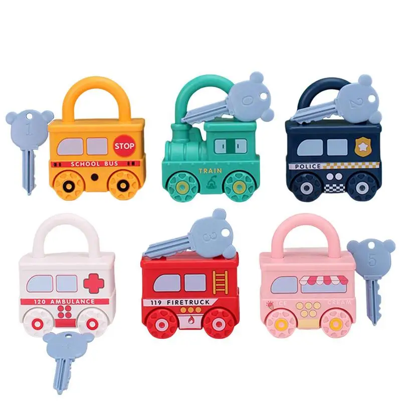 

Детские замки и ключи, игрушки для сопряжения детей, детские замки и сопряжение ключей, автомобильная игрушка для детей