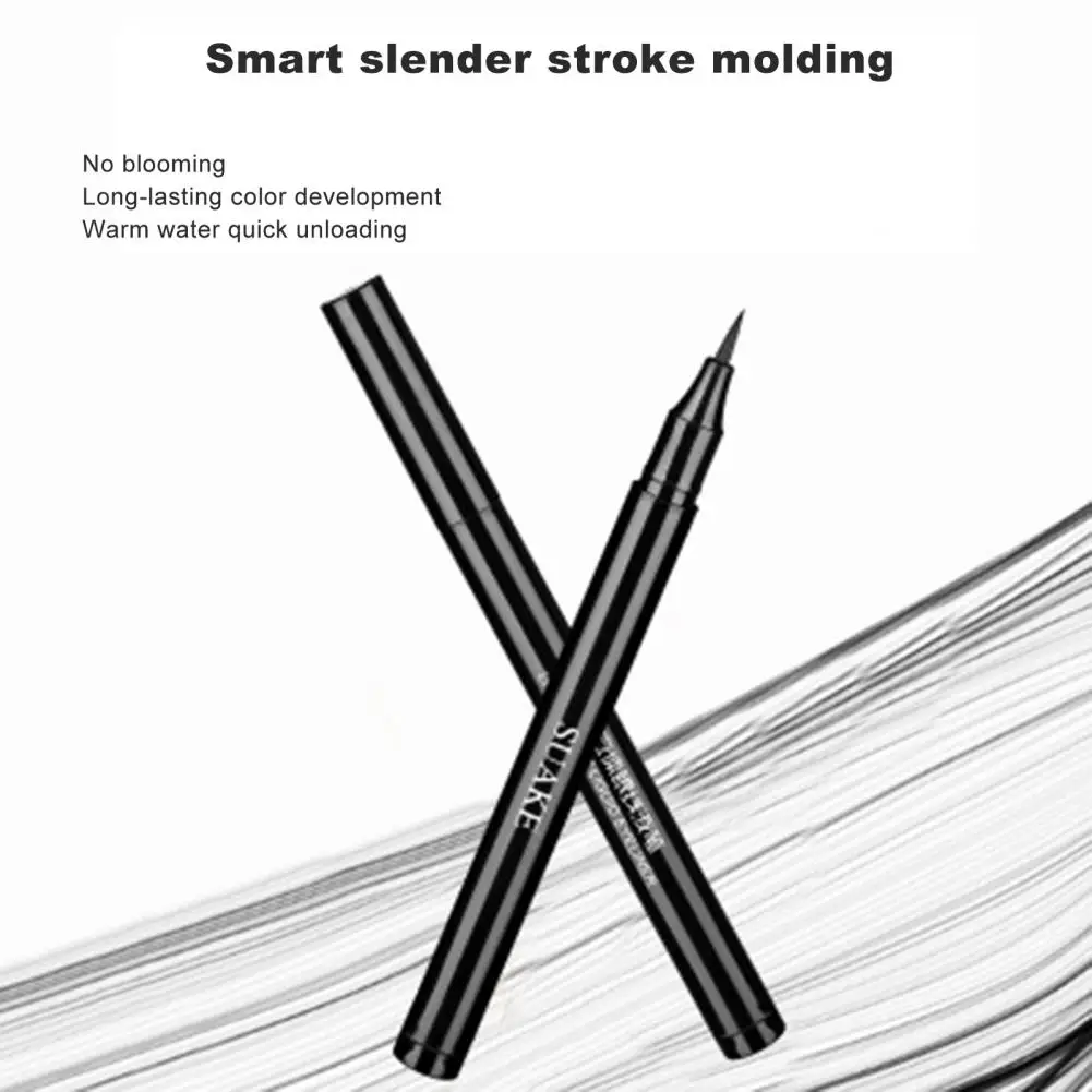 

1,5 г Черная Подводка для глаз, быстросохнущая стойкая косметика, не выцветающая жидкая Женская подводка для глаз для красоты