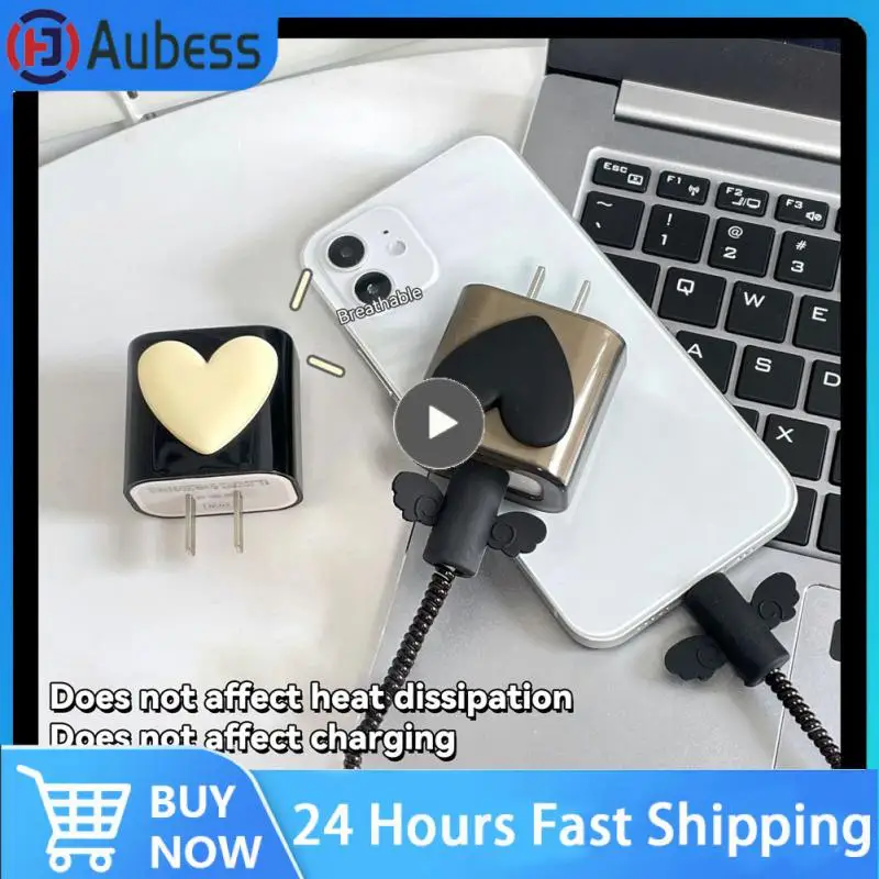 

20w Data Line Protective Sleeve Fast Charging Protective Sleeve Extend The Life Of The Charger Data Cable Protective Cover Cute