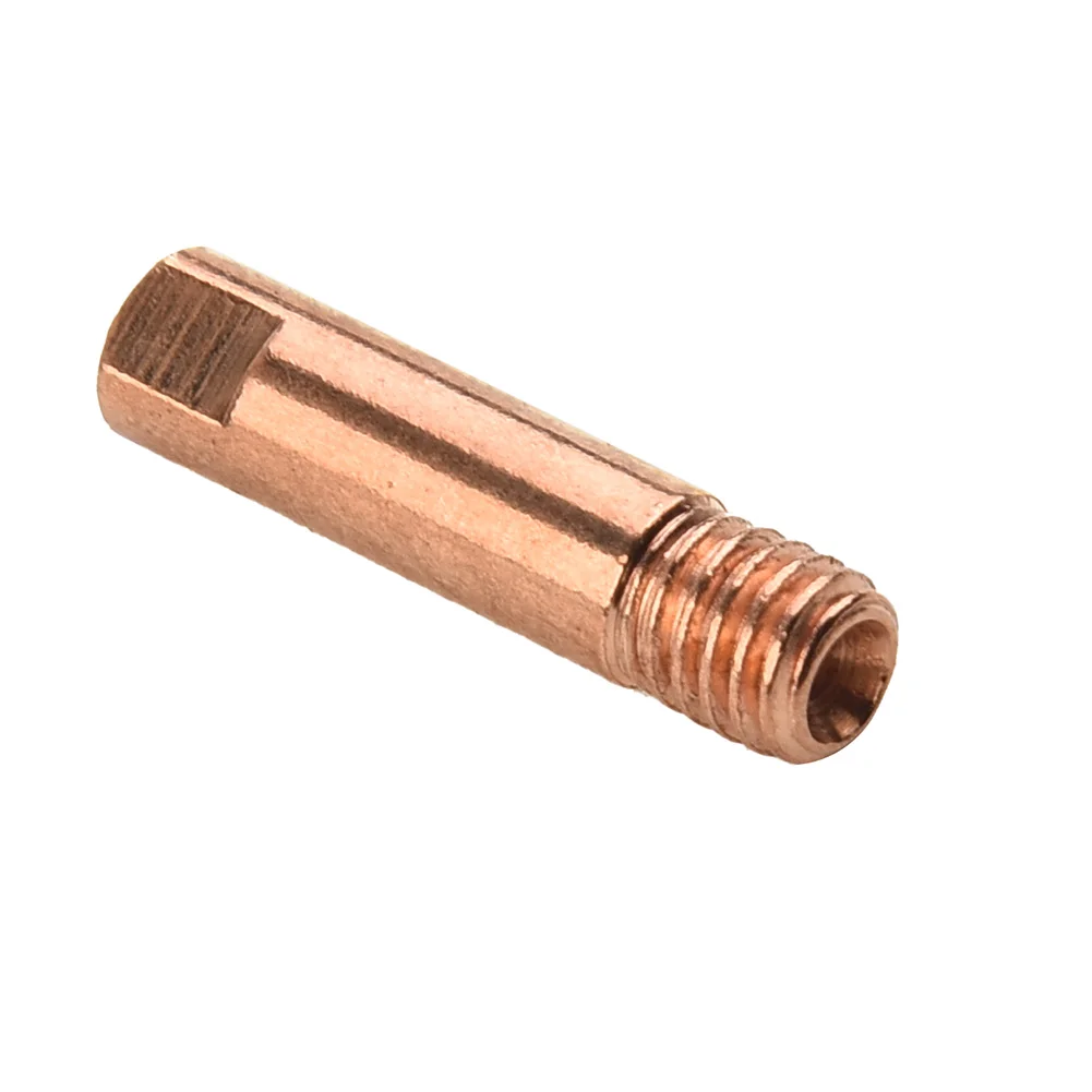 

Welding Contact Tip Contact Tips Welder Torch MIG 0.6 - 1.2mm 10pcs For Binzel Style Torches Length 25mm High Quality Brand New