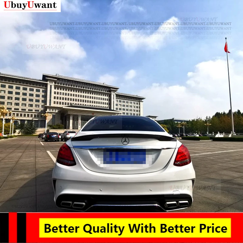 

Высококачественный спойлер из углеродного волокна для Mercedes Benz C Class Sedan 4-Door W205 C205 C63 C180 C200 2014-2020