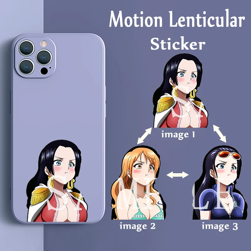 

1 piece Dbz Naruto One piece 3D Anime Motion Small Sticker Waterproof Decal for Phone,Cup,Laptop,Notebook,Wallet,Etc. Toy Gift