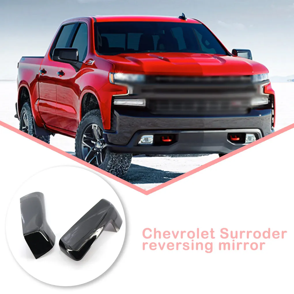 

2 Pieces Rearview Mirror Covers Mirrors Cap Case Accessories Spare Parts