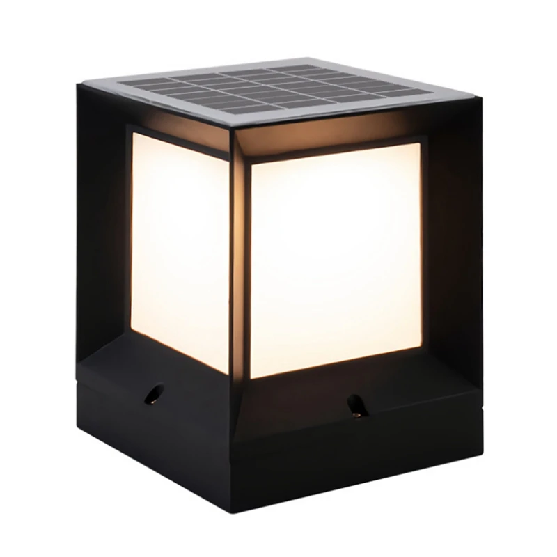 

Уличная водонепроницаемая лампа на солнечной батарее, садовый настенный светильник для столбов, крышек, забора, земель, лампа с крышкой