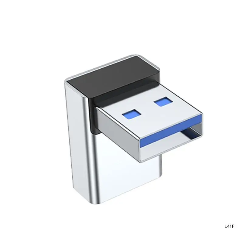 USB-папа-мама под прямым углом поворотный адаптер на 90 градусов USB3.0 штекер-мама