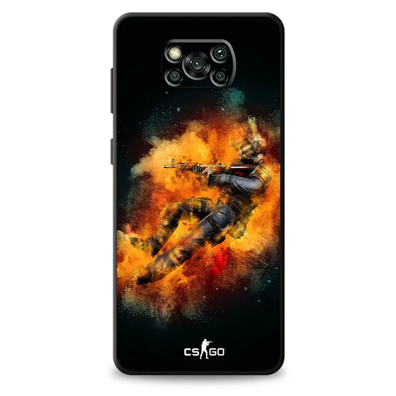 Counter Strike csgo cs go phone Case for Xiaomi Poco M3 M4 5G F3 GT F1 X4 C40 X3 NFC X3 Pro F4 X4 GT M3 Soft Armor Silicone images - 6