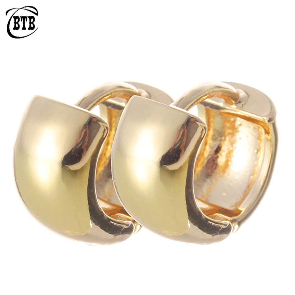 

1 пара модных высококачественных золотых круглых женских сережек, Лидер продаж, ювелирные изделия, праздничный подарок, серьги для вечеринк...