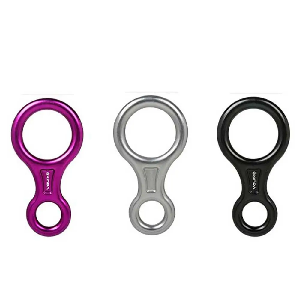 

Carabiner Aluminum Eight Ring Rock Climbing Ring Descender Rigging Descender Eight Ring Abseiling Device Downhill Equipment