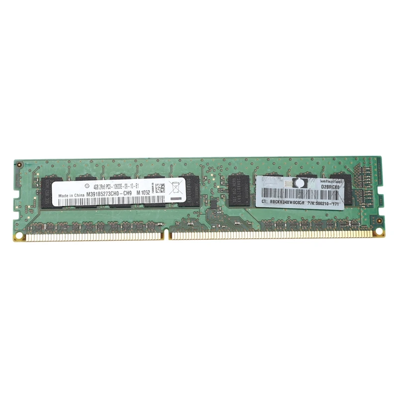 4GB 2RX8 PC3-10600E 1 5 V DDR3 1333MHz ECC Память ОЗУ без буфера для серверной рабочей станции (4G)