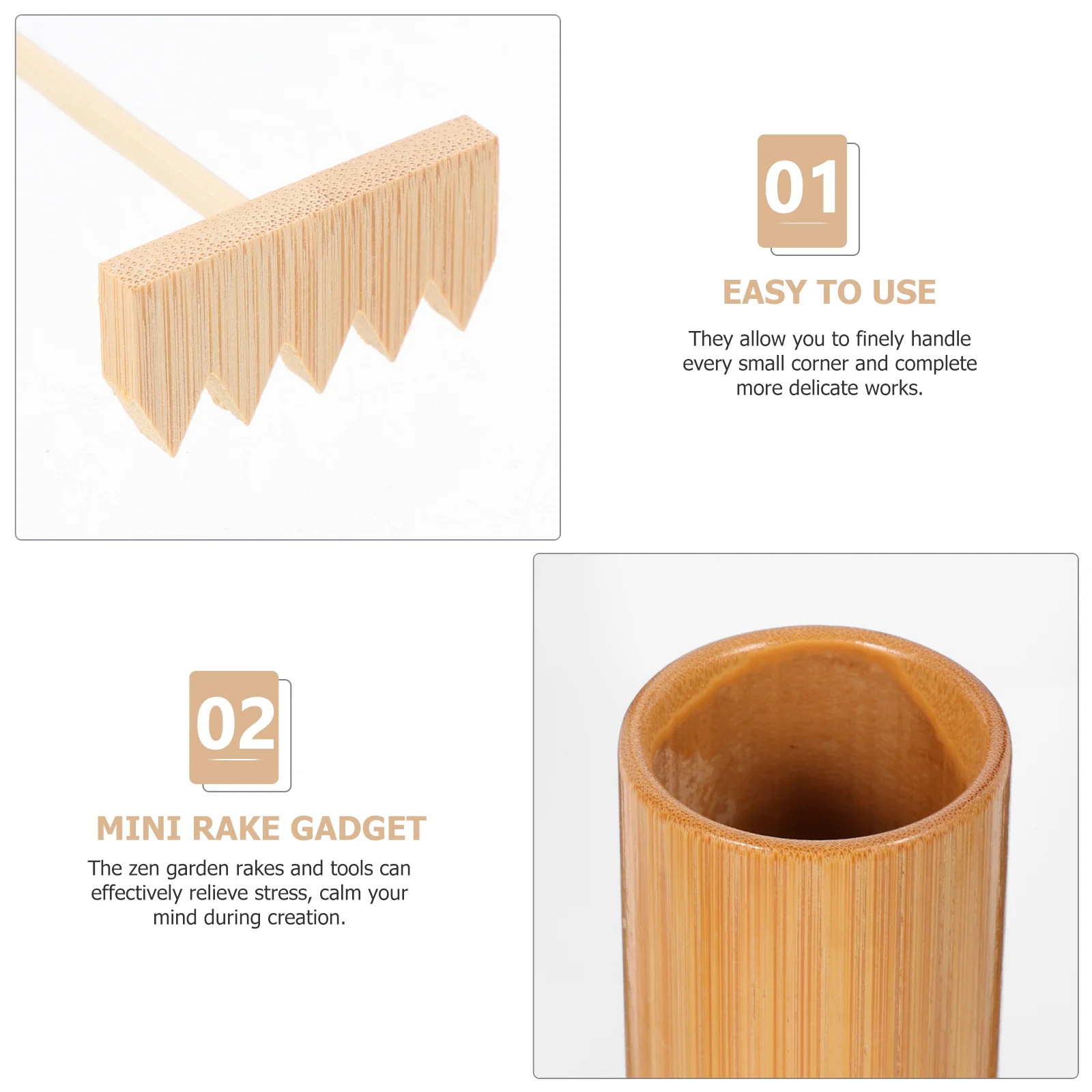 Декор сухой горный грабли набор ремесел реквизит для макета сцены маленький