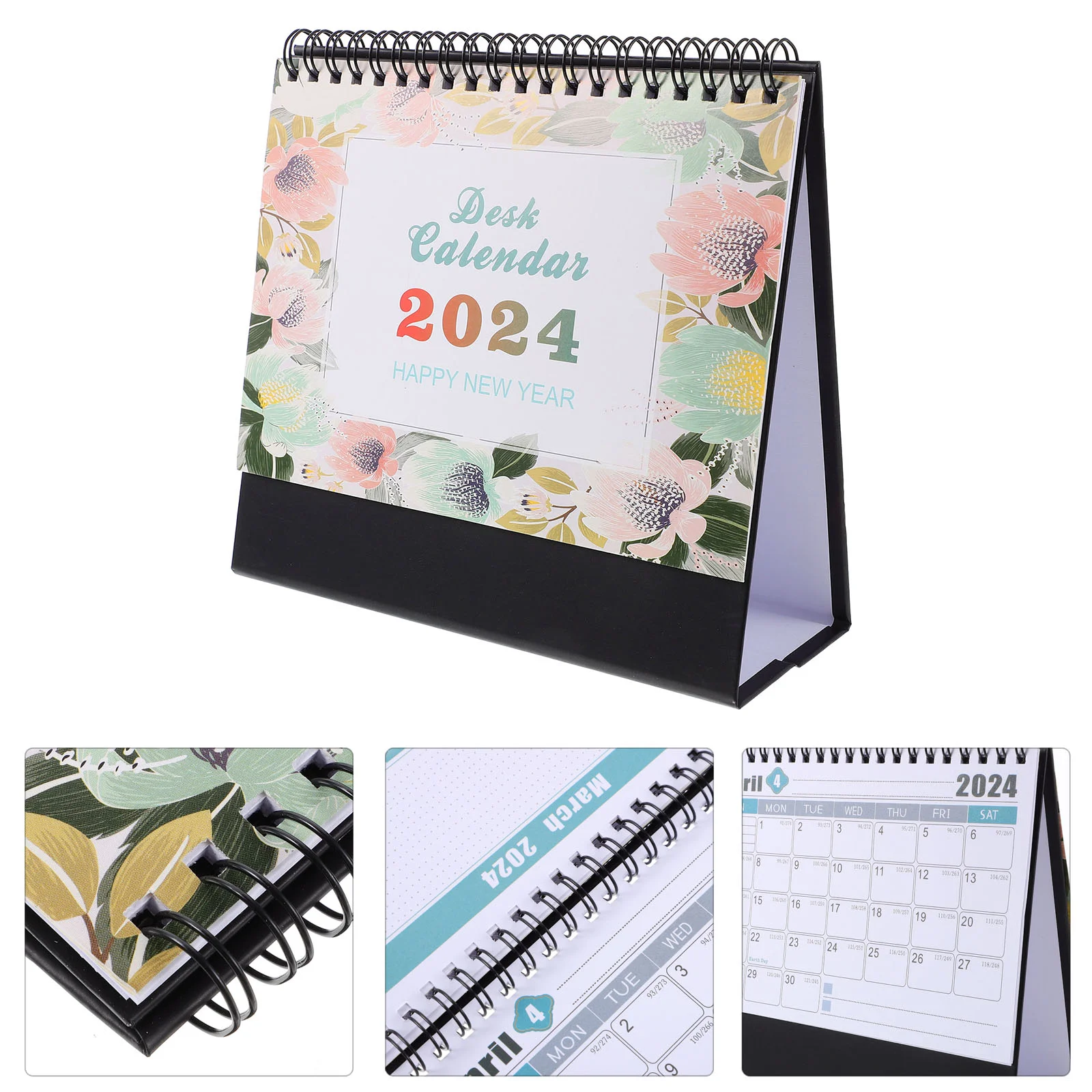 

Desktop Calendar Office Calendar Household Monthly Calendar Office Supply (American Version) 2024 Accessories for