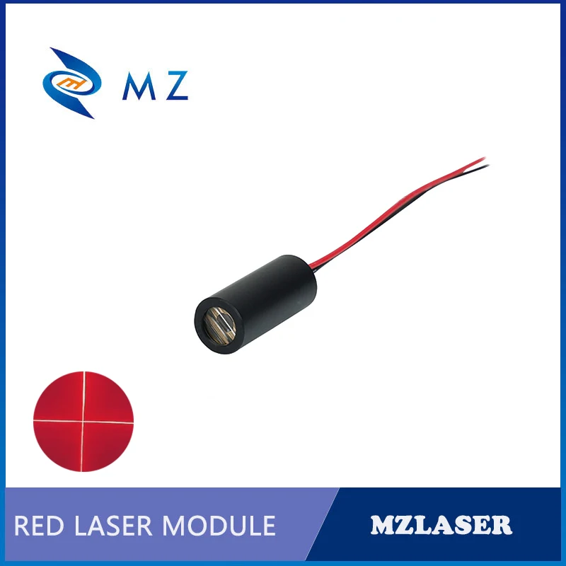 Стандартный лазерный модуль D9 мм 650нм 5 мВт перекрестная красная линия 60 градусов