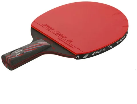 Ракетка для настольного тенниса, профессиональная резиновая нано-карбоновая ракетка для пинг-понга, лезвие ракетки для настольного тенниса, клейкий Тонер-клей, 6 звезд - изображение