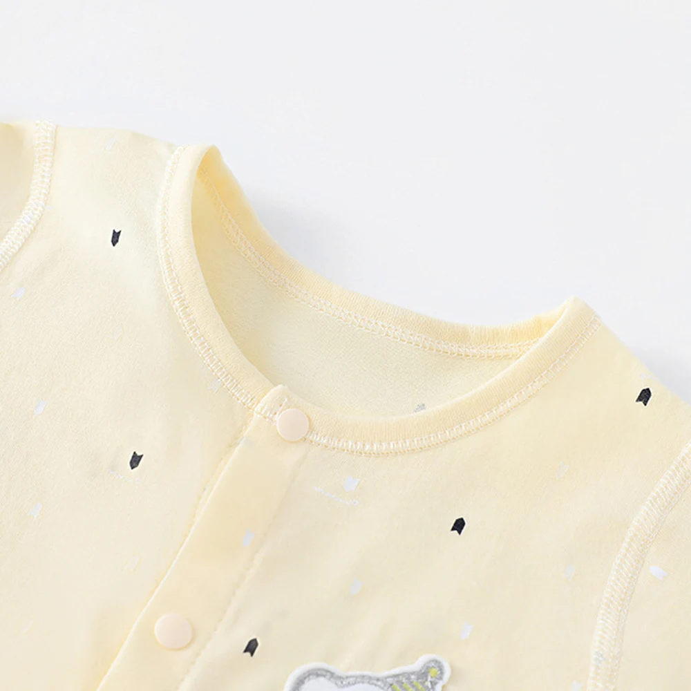 Комбинезоны для новорожденных хлопковые летние милые комбинезоны унисекс