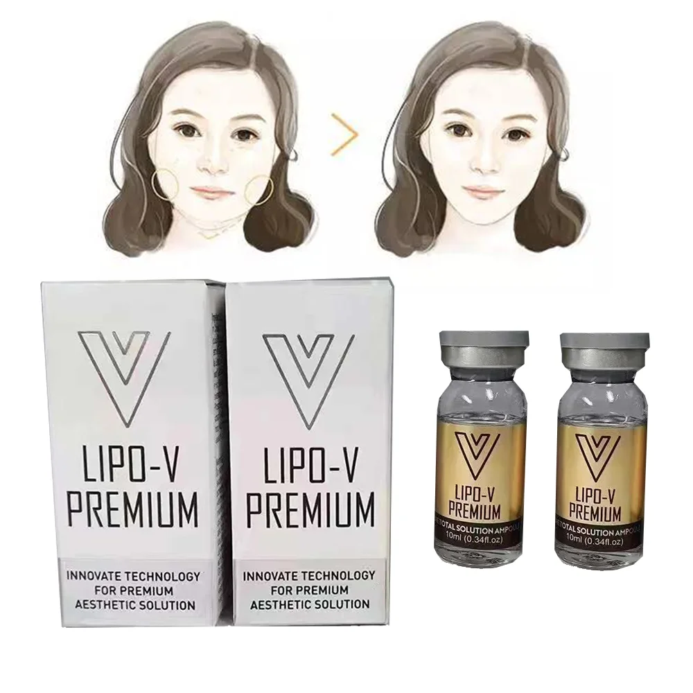 

Korea 10ML Lipo V Premium V Line Face Lifting Fat Burning Slimming Lose Weight Dissolving Lipolysis Lipolytic Aesthetic Solution