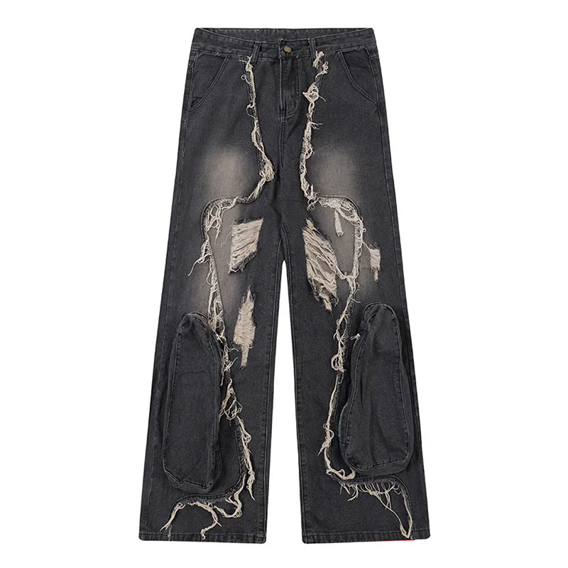 Джинсы-мешковатые мужские в стиле хип-хоп