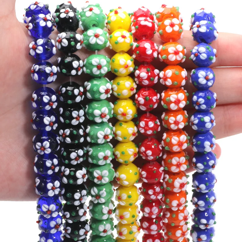 Бусины в форме цветка 10 х12 мм