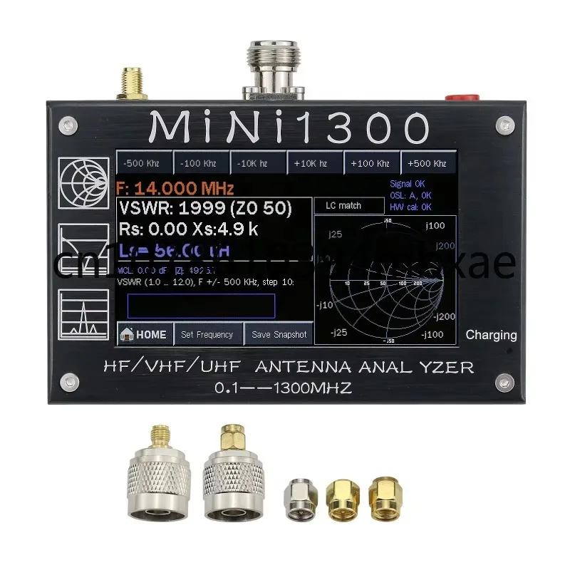 Анализатор антенны Mini1300 HF/VHF/UHF 0 1-1300 МГц с 3 5-дюймовым сенсорным ЖК-дисплеем TFT
