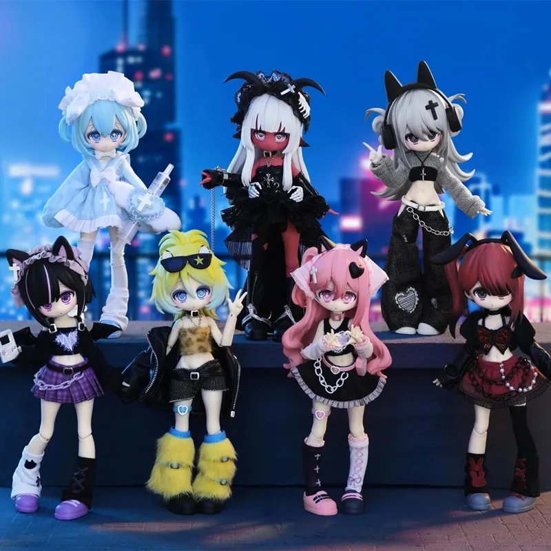 Genui 10000 Escapes Plans Series Ob11 1/12 Bjd Dolls Blind Box Mystery Toys Cute Action Anime Figure Kawaii Model Gift