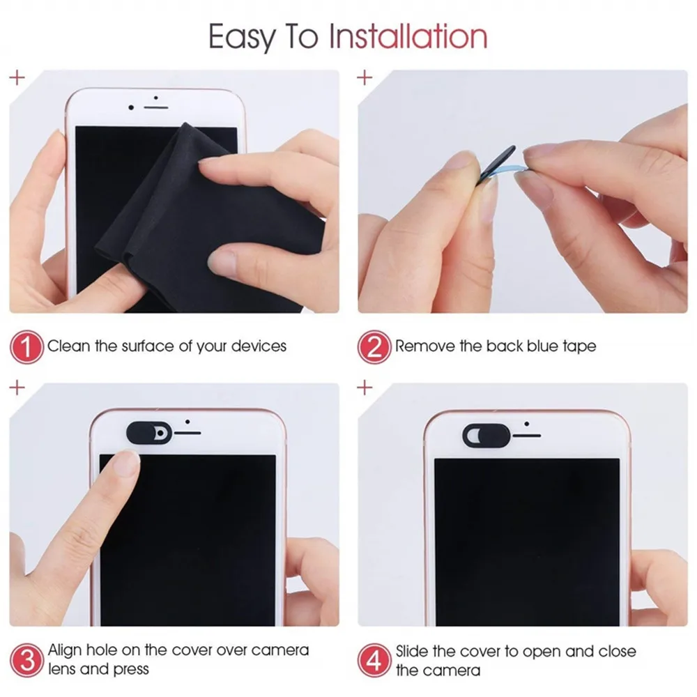 1-20 Pcs Webcam Cover Laptop Camera Universal Phone Antispy For iPad PC Macbook Tablet lenses Privacy Sticker |