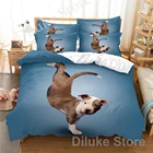 Комплект постельного белья с 3d изображением щенка, Комплект постельного белья
