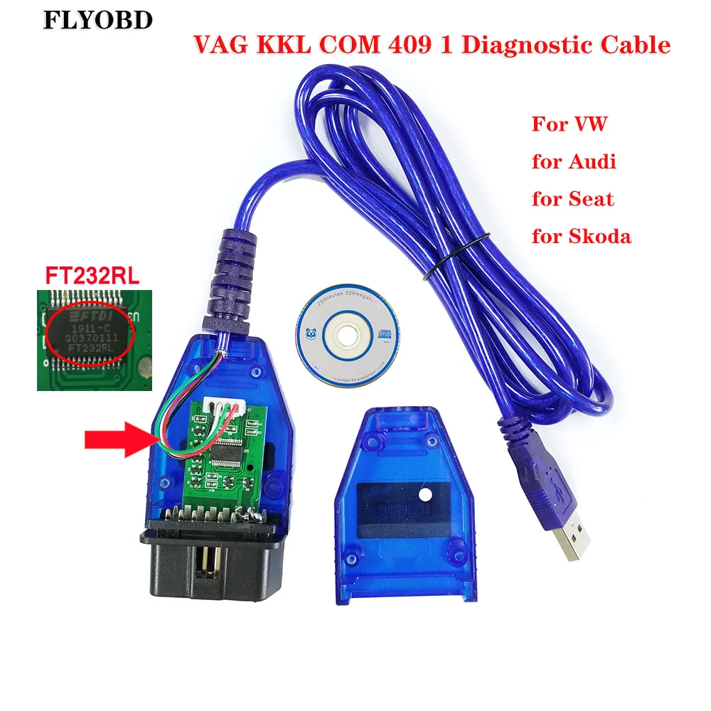 2022 ECU чип для настройки Galleto 1260 с интерфейсом VAG KKL 409 1 FTDI фото/Au-di/Se-at/Sk-oda