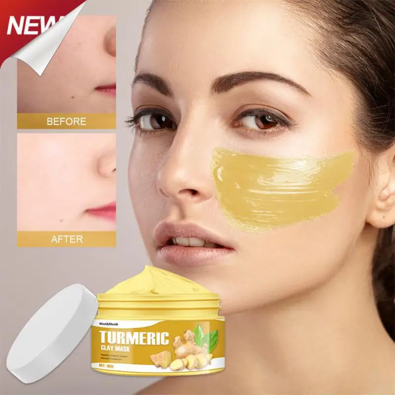 

Turmeric Mud Repair Mask Water Wash Winter Moisturizing Mud Film Remove Blackhead Acne Firming Skin Smear Type Mask Skin Care