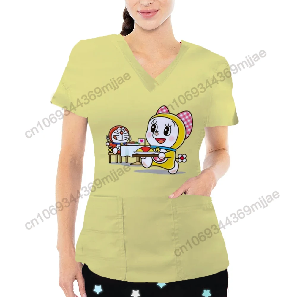 

Pocket V-Neck Comfort Top Women T Shirt Women's T-shirt Woman Clothing Japanese Y2k Style Yk2 Korean Fashion Woman Blouse 2023